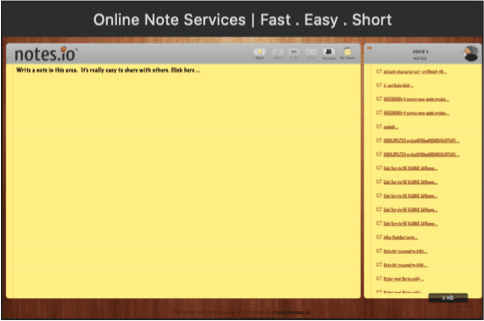 Online Note Services Fast Easy Short Notes Io
